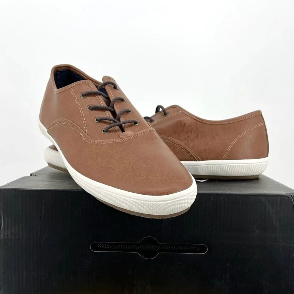 Aldo Abiradia R Casual Sneakers Brown Size 13 Lace Up Low Top New In Box
